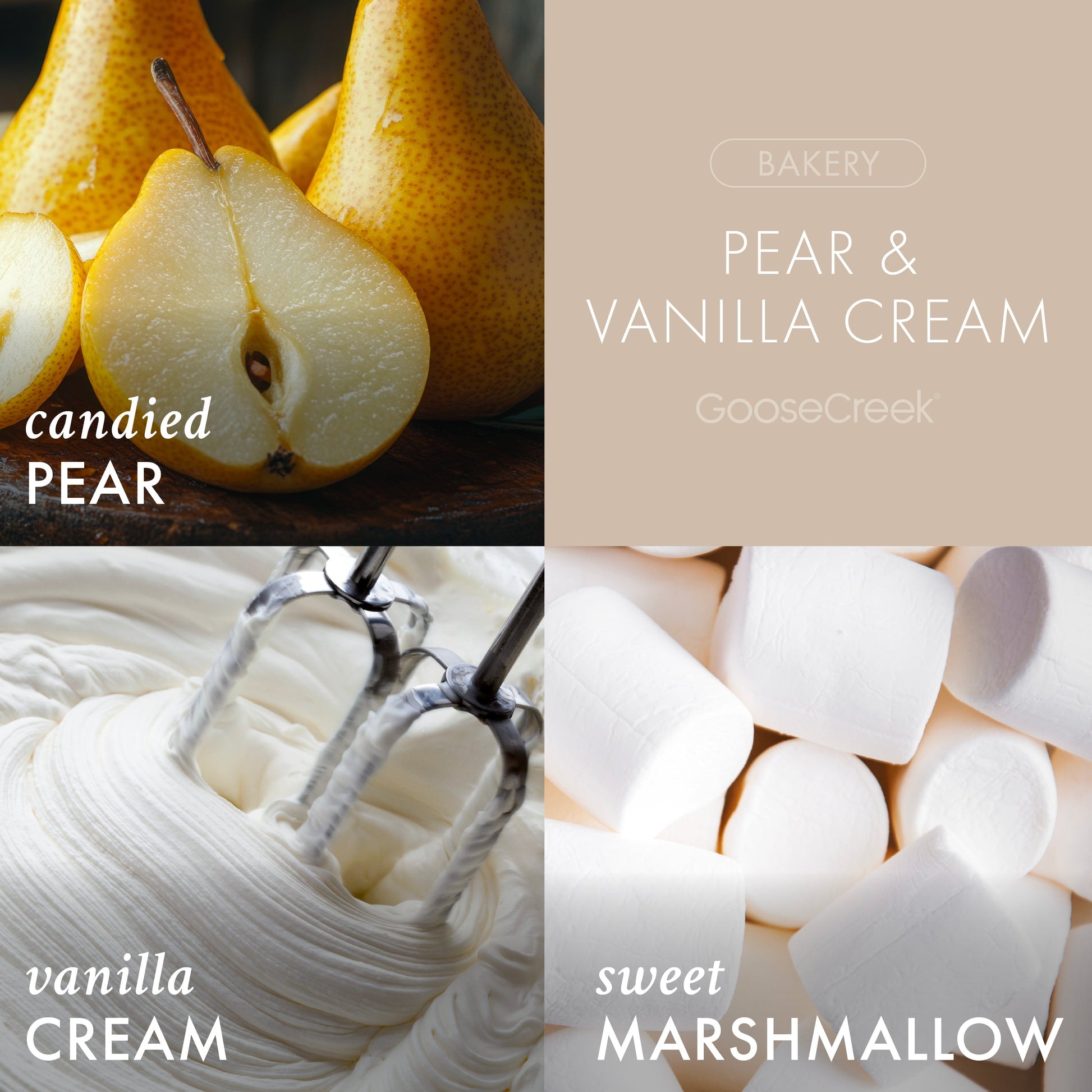 Pear & Vanilla Cream 3-Wick Candle