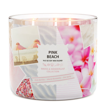 Pink Beach 3-Wick Candle