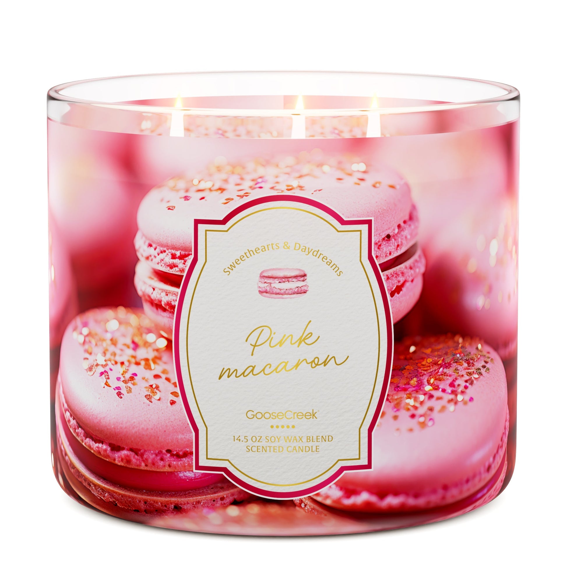 Pink Macaron 3-Wick Candle