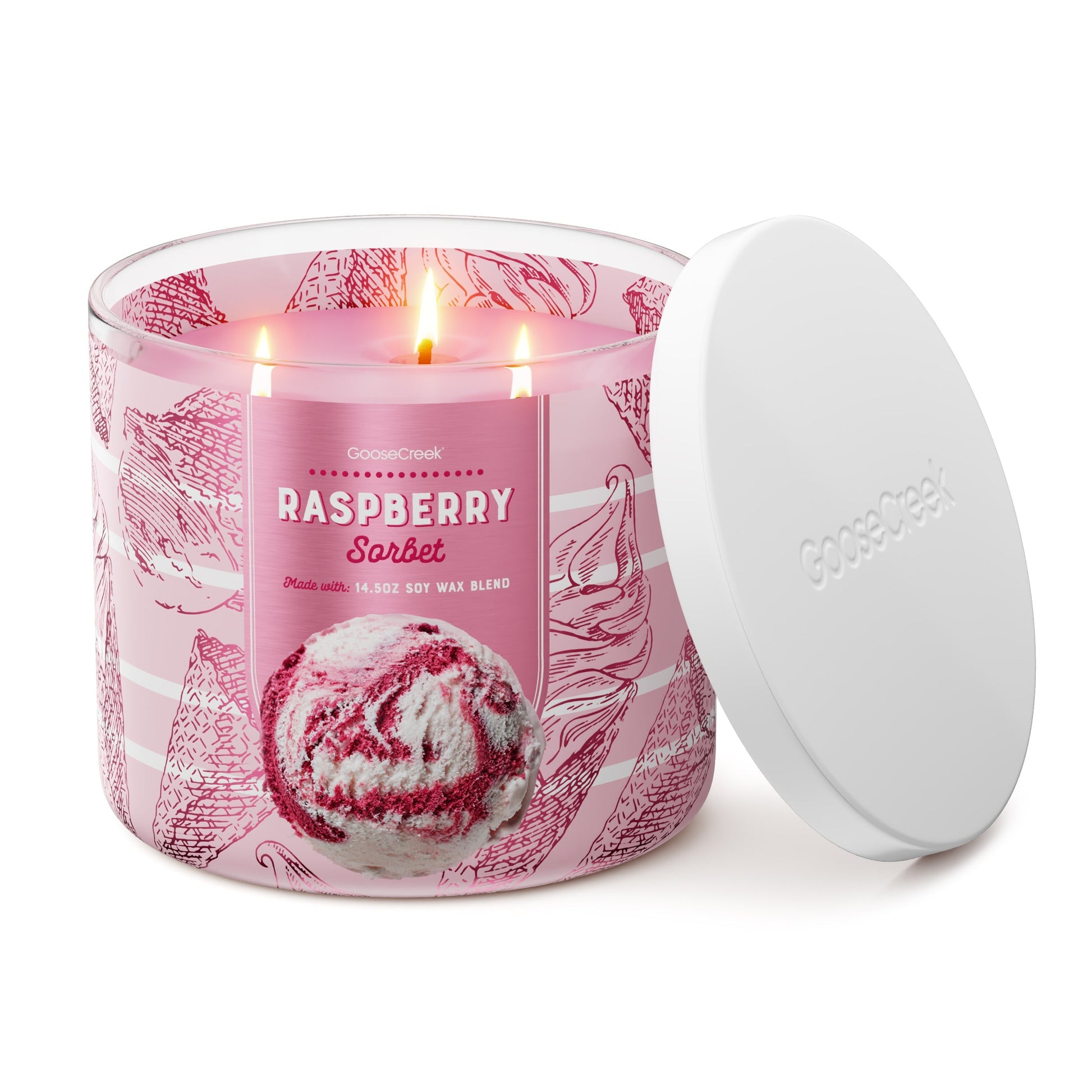 Raspberry Sorbet 3-Wick Candle