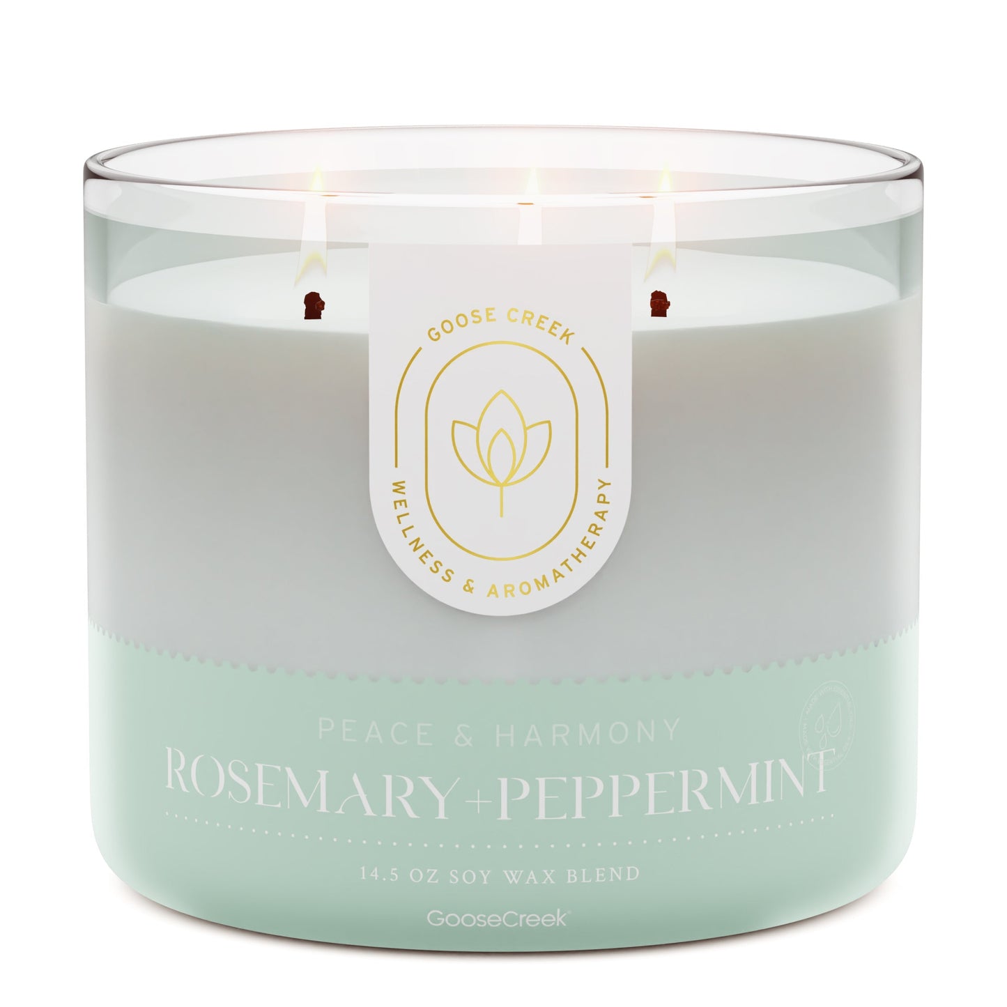 Rosemary & Peppermint Aromatherapy 3-Wick Candle