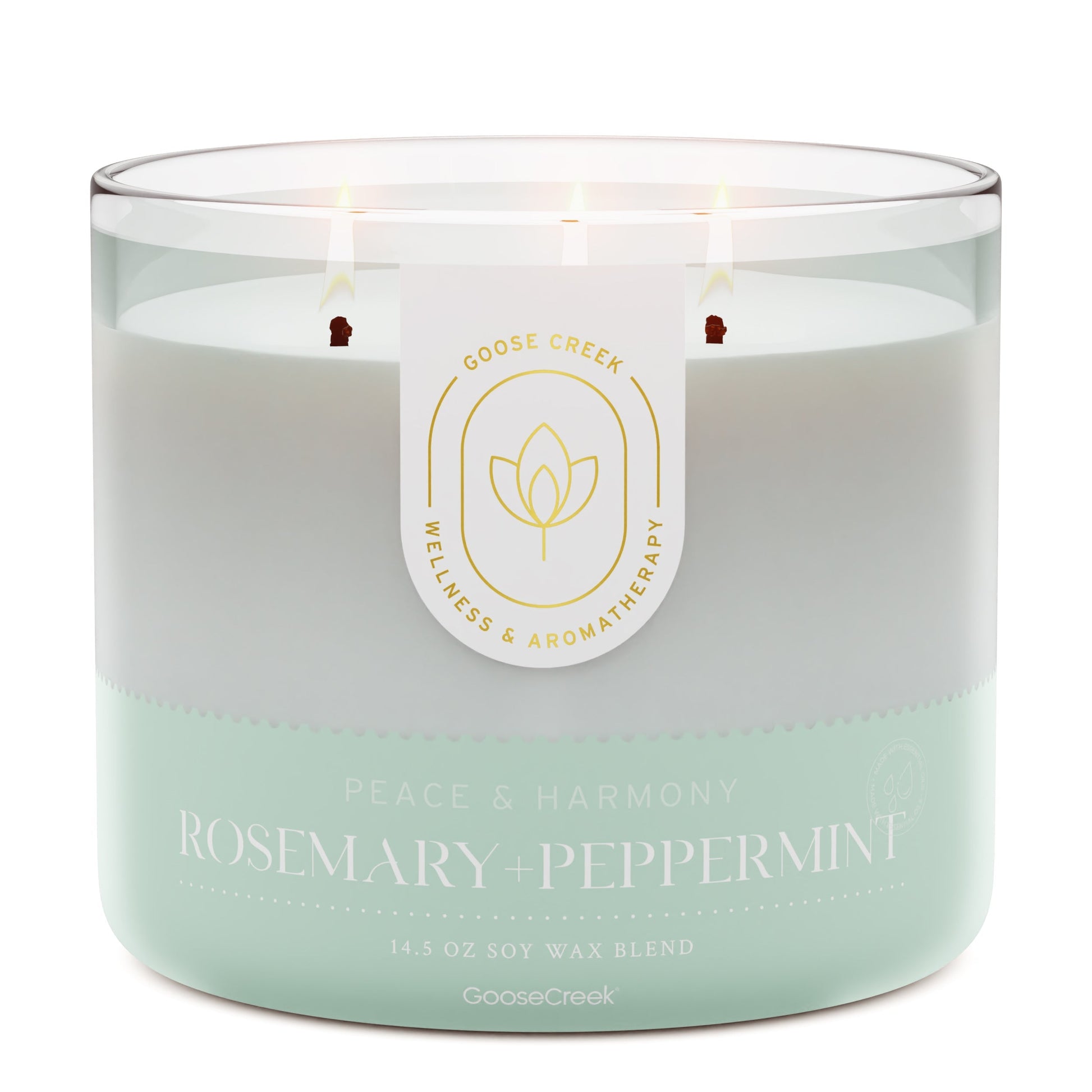 Rosemary & Peppermint Aromatherapy 3-Wick Candle