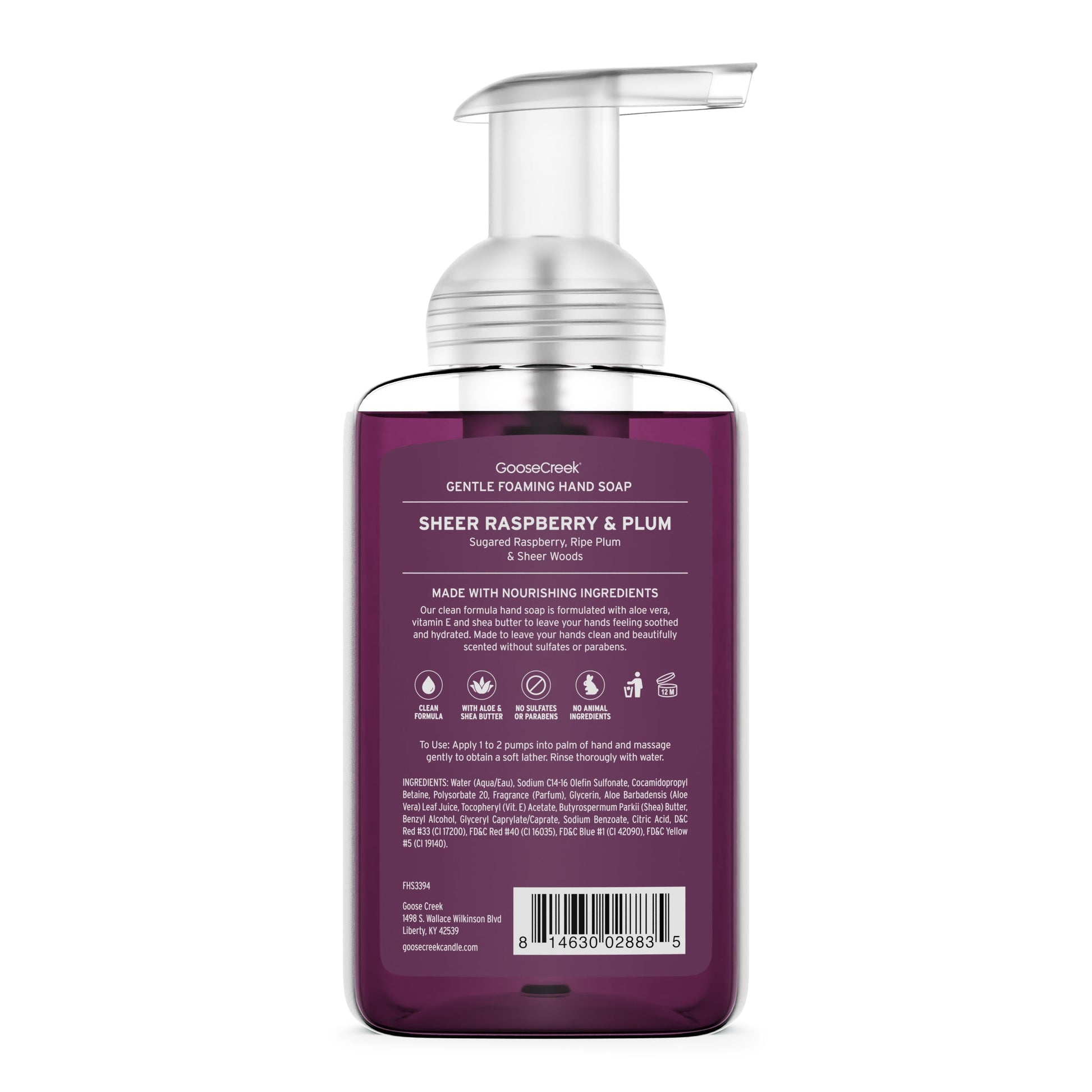 Sheer Raspberry & Plum Lush Foaming Hand Soap