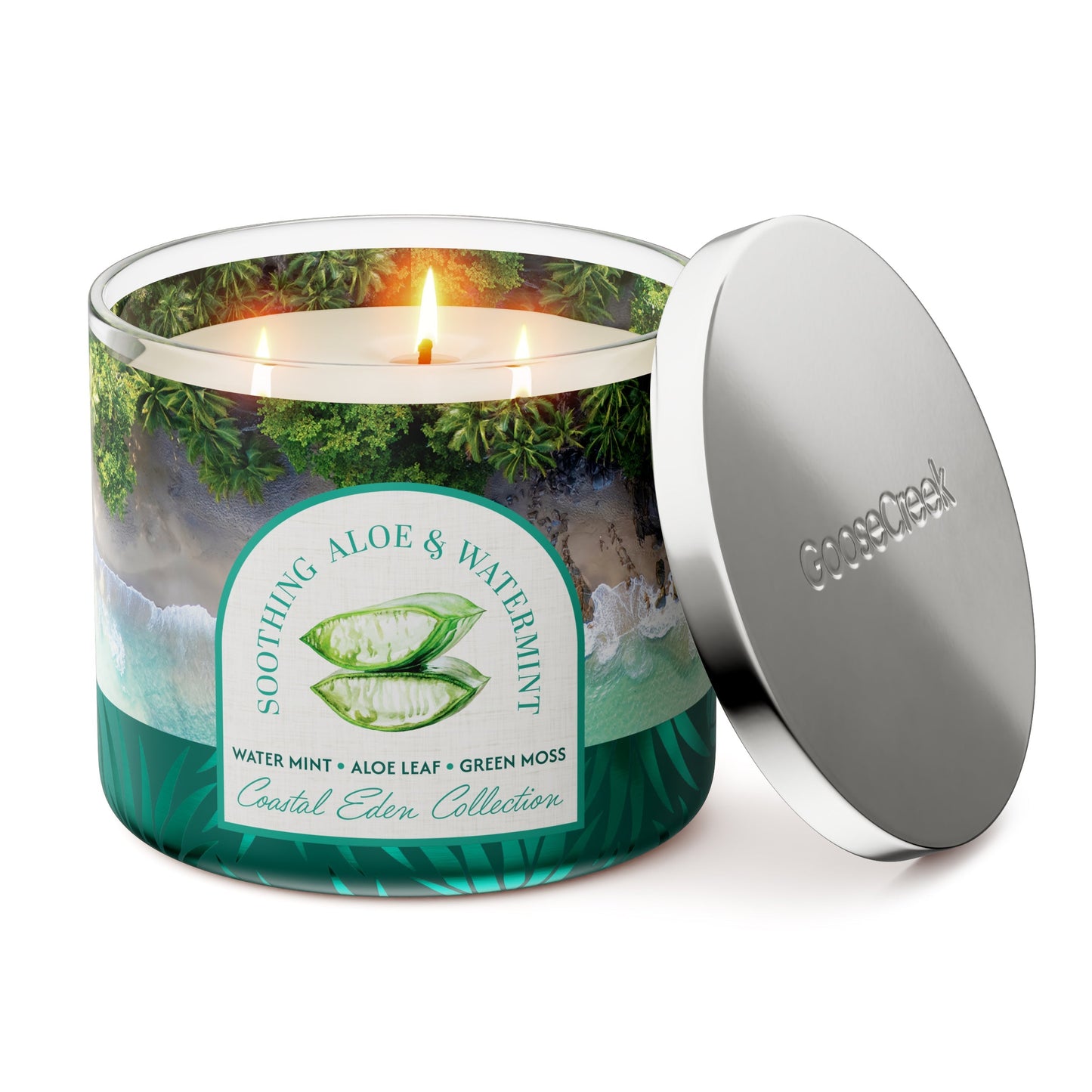 Soothing Aloe & Watermint 3-Wick Candle