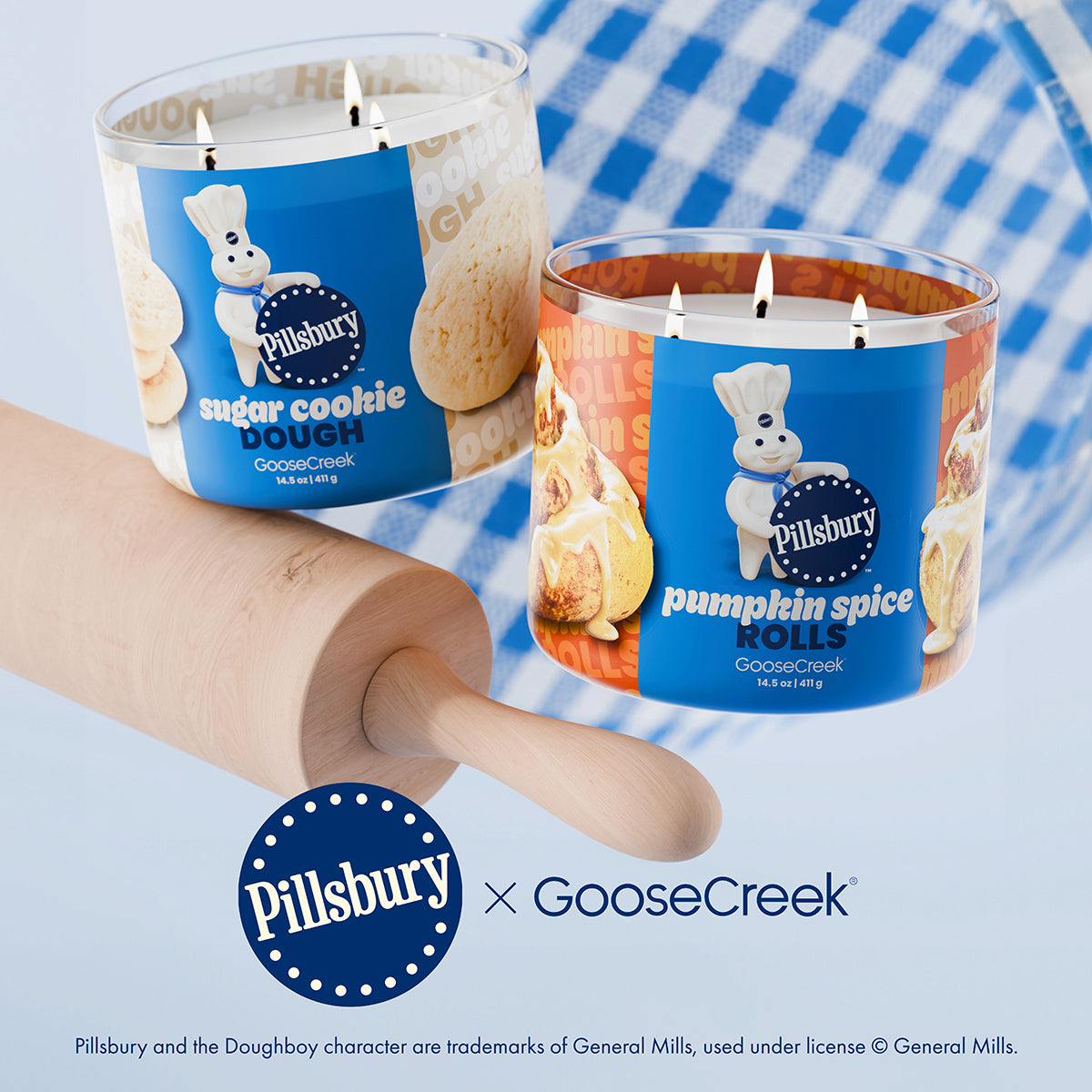 Sugar Cookie Dough 3-Wick Pillsbury Candle