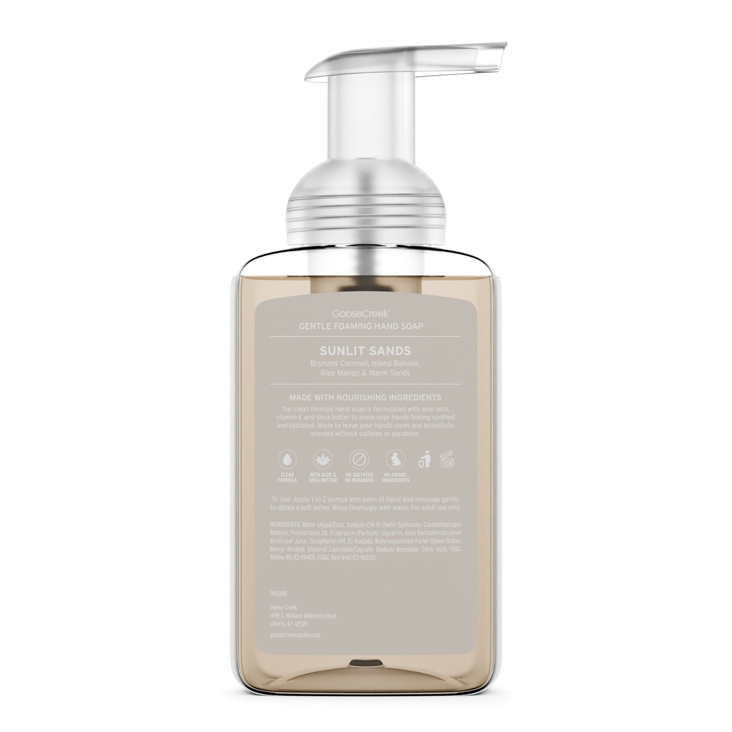 Sunlit Sands Lush Foaming Hand Soap