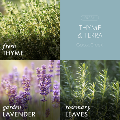 Thyme & Terra 3-Wick Candle