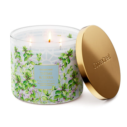 Thyme & Terra 3-Wick Candle