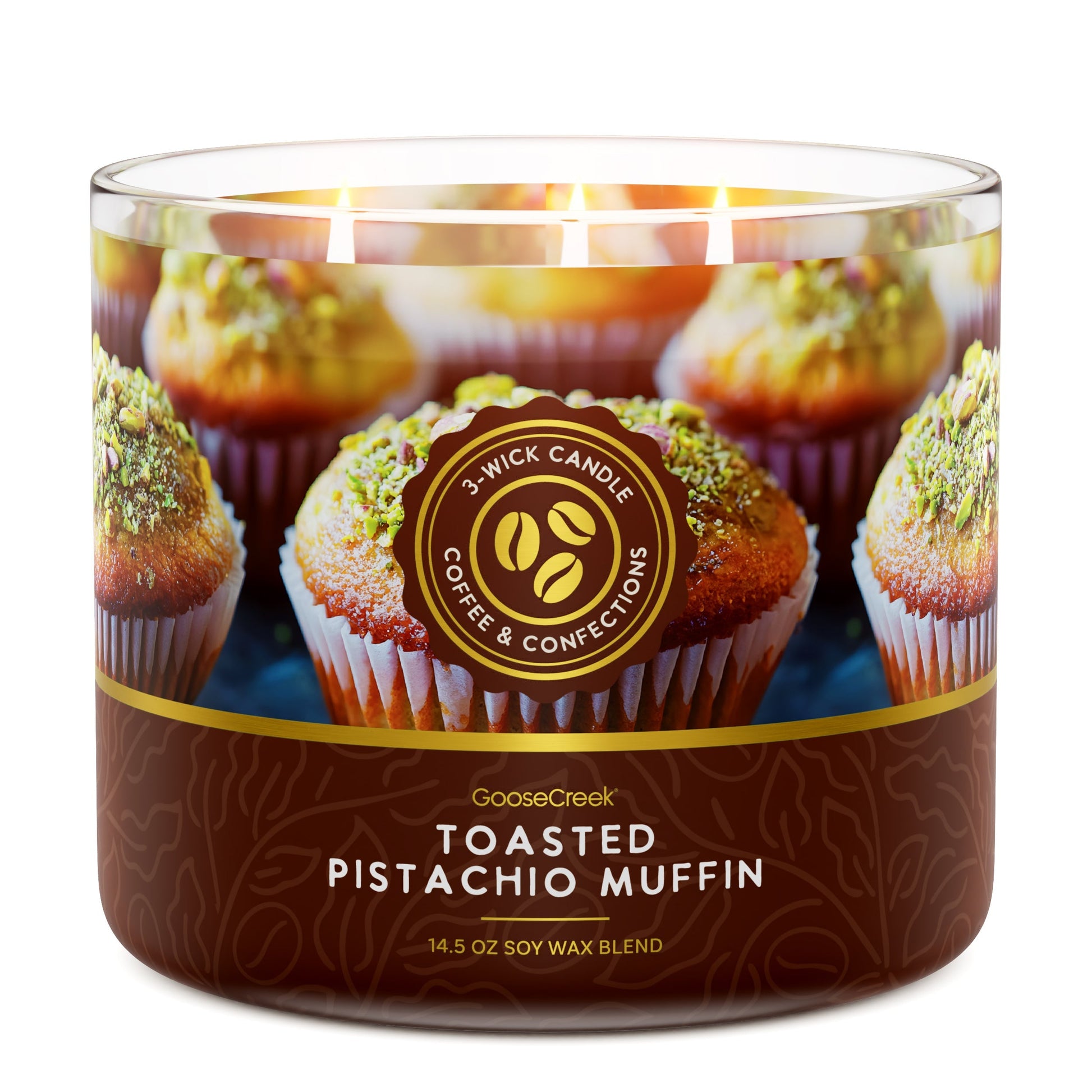 Toasted Pistachio Muffin 3-Wick Candle