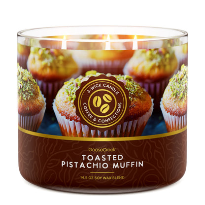 Toasted Pistachio Muffin 3-Wick Candle