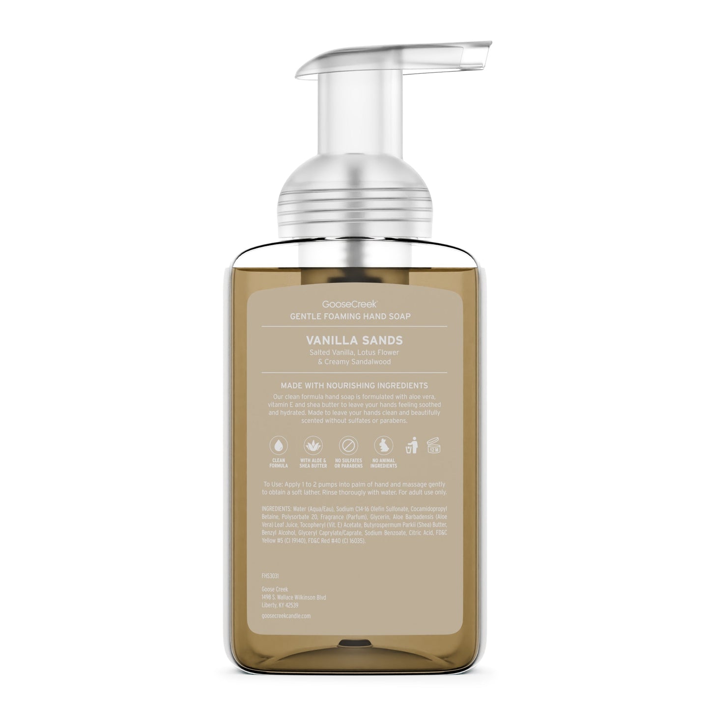 Vanilla Sands Lush Foaming Hand Soap