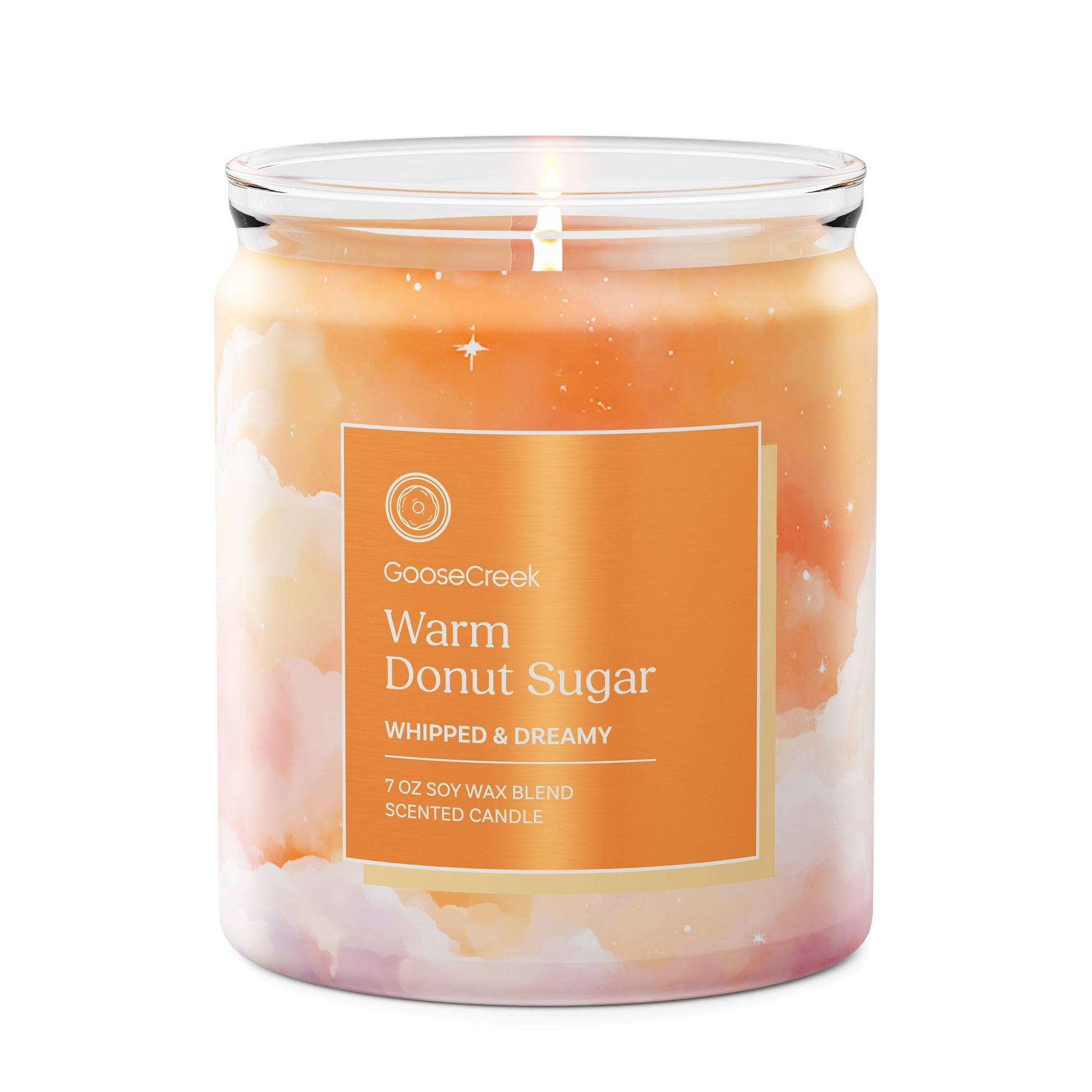 Warm Donut Sugar 7oz Single Wick Candle