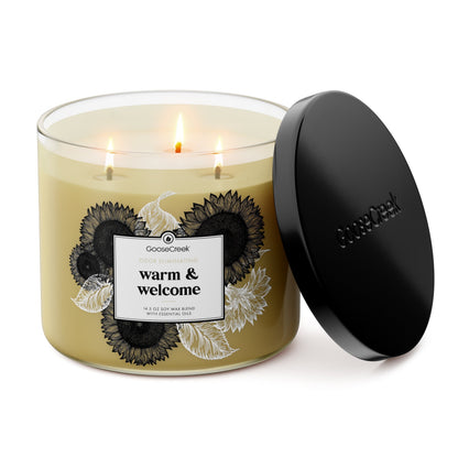 Warm & Welcome Odor Eliminating 3-Wick Candle
