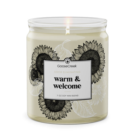 Warm & Welcome Odor Eliminating 7oz Single Wick Candle