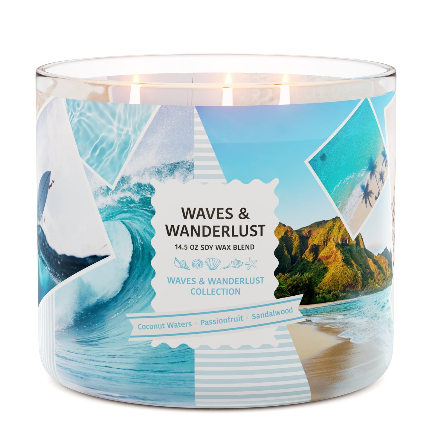 Waves & Wanderlust 3-Wick Candle