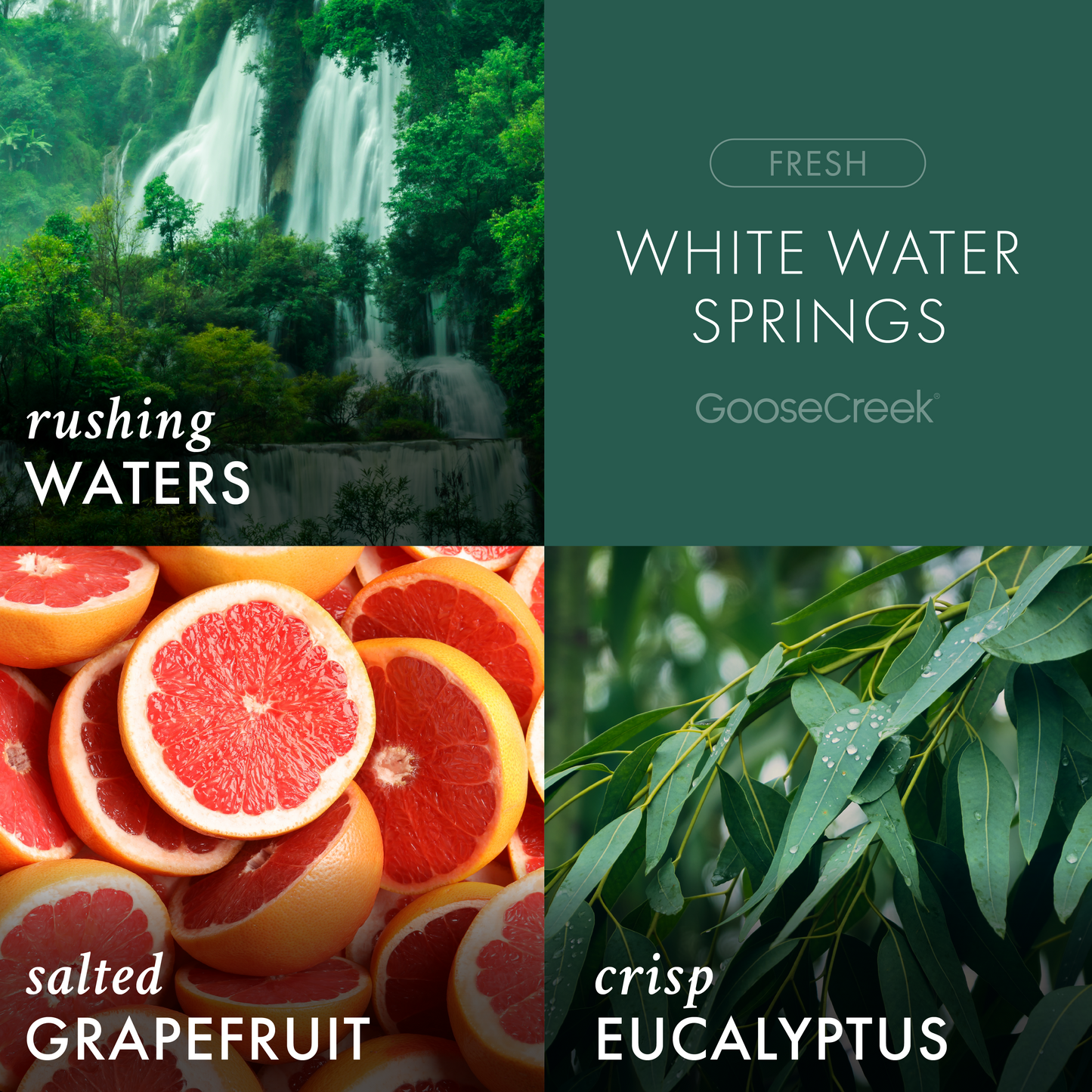 White Water Springs 3-Wick Candle