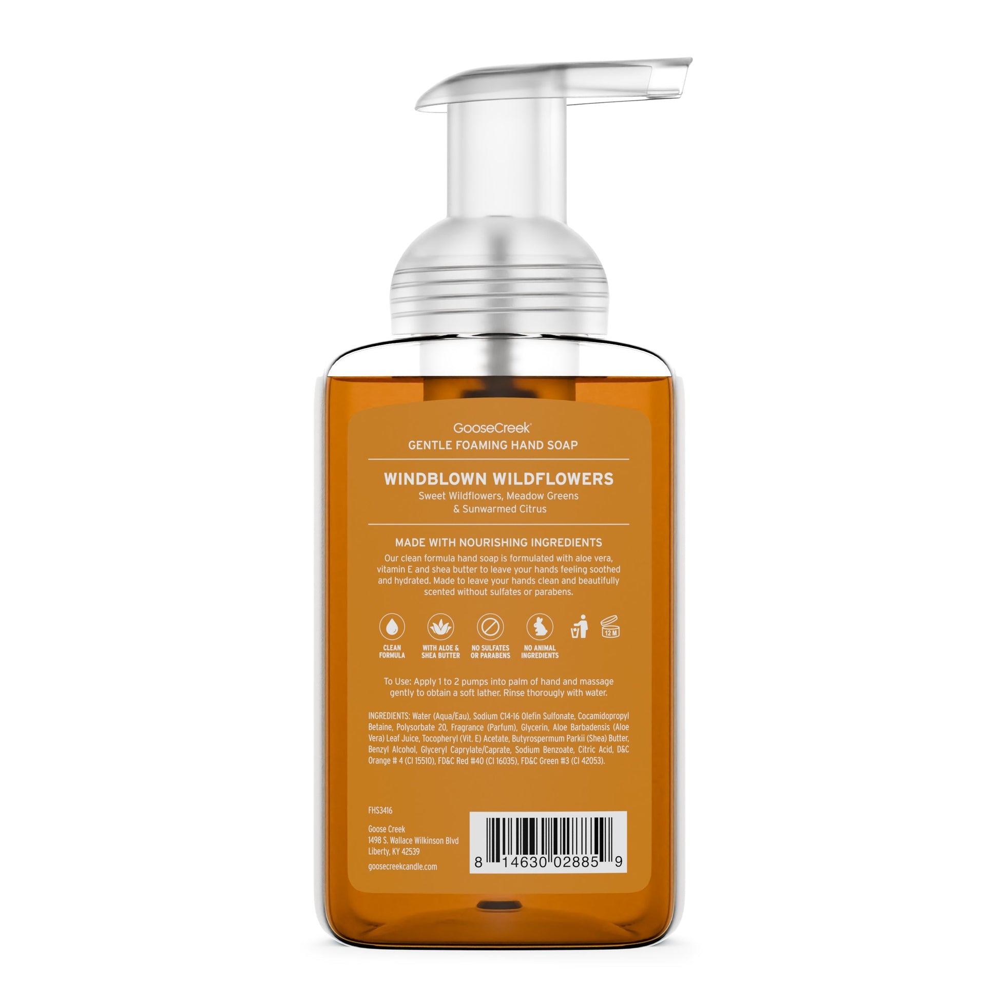 Windblown Wildflowers Lush Foaming Hand Soap